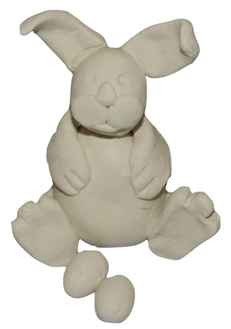 sculpt a cllay easter bunny